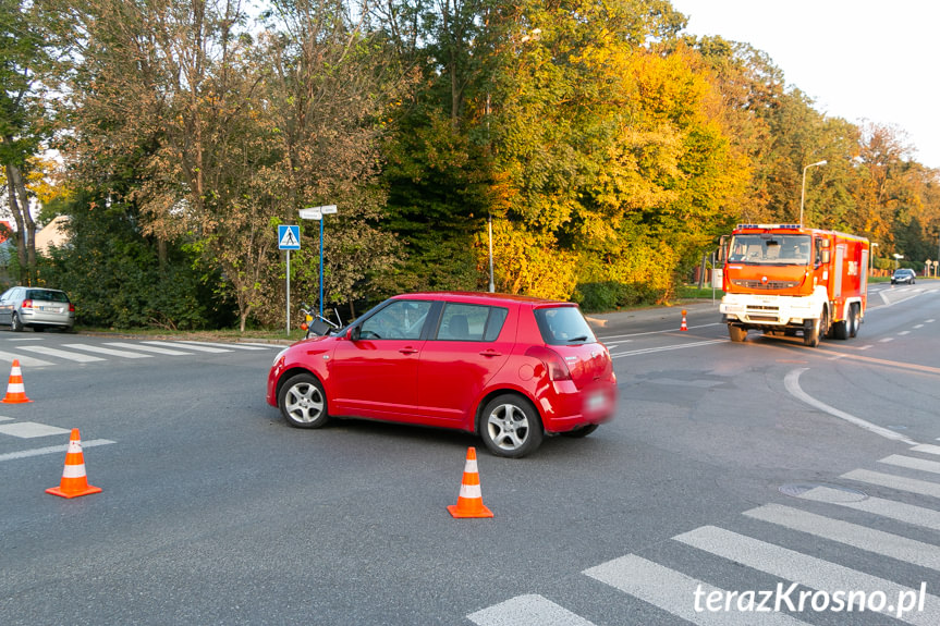 Kolizja na ul. Krakowskiej