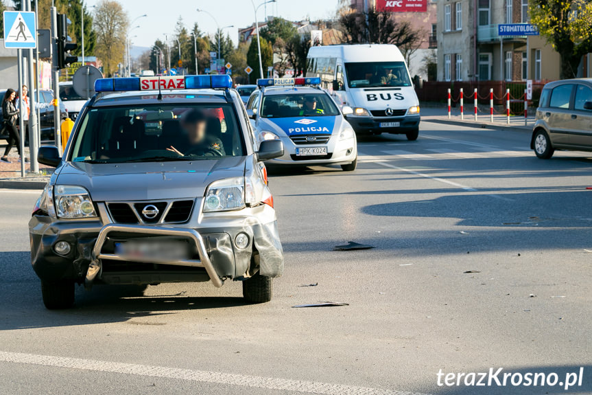 Kolizja na ul. Lwowskiej