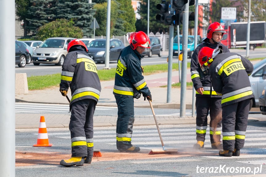 Kolizja na ul. Podkarpackiej