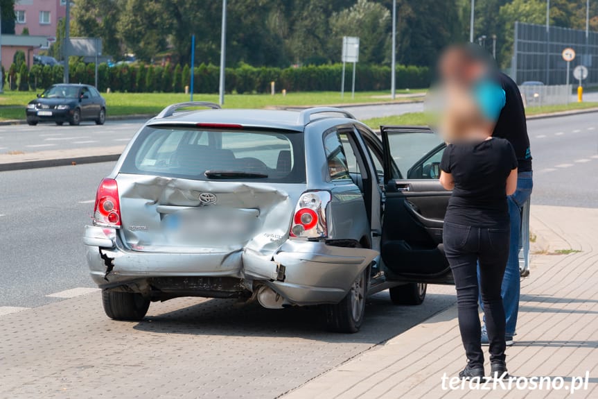 Kolizja na ul. Podkarpackiej