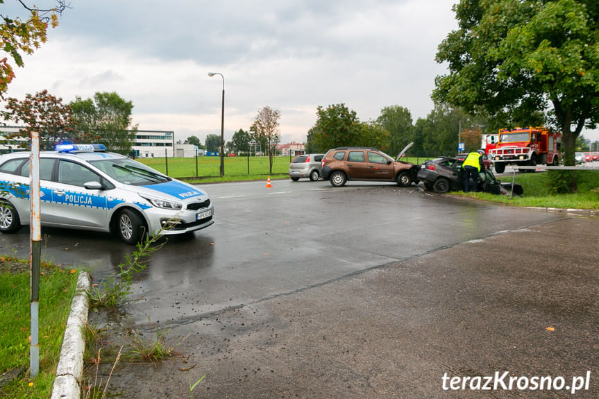 Kolizja na ul. Podkarpackiej