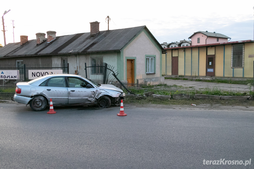 Kolizja na ul. Pużaka w Krośnie