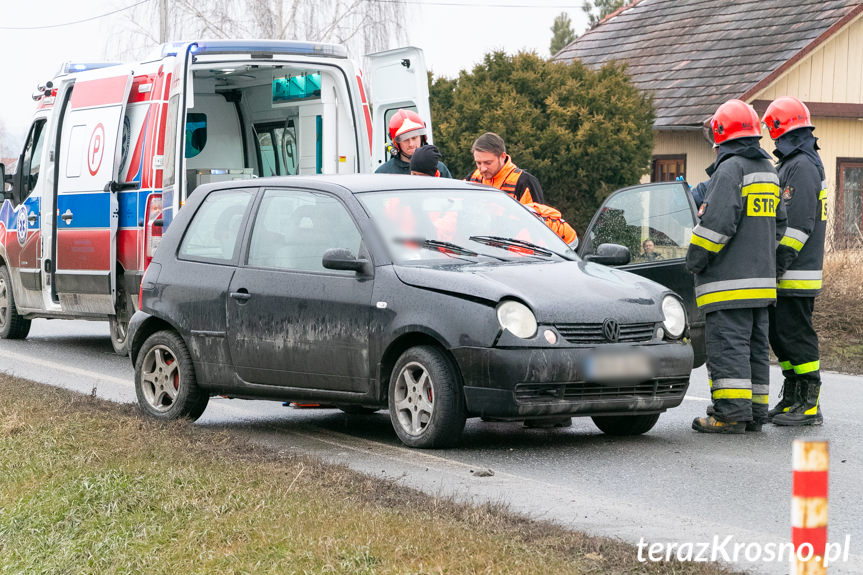 Kolizja na ul. Rzeszowskiej w Krośnie