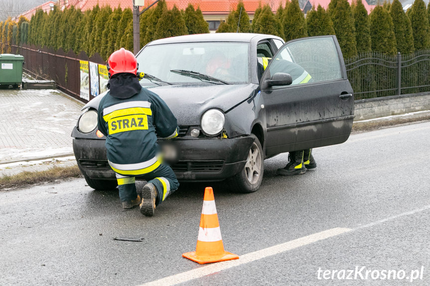 Kolizja na ul. Rzeszowskiej w Krośnie