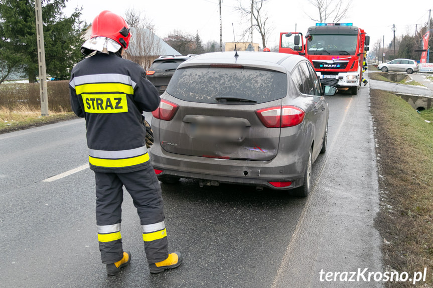 Kolizja na ul. Rzeszowskiej w Krośnie