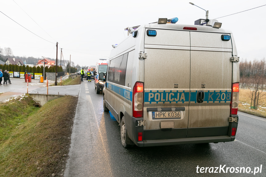 Kolizja na ul. Rzeszowskiej w Krośnie