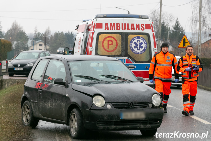 Kolizja na ul. Rzeszowskiej w Krośnie