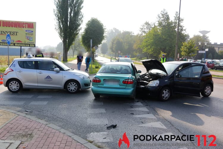 Kolizja na ul. Tysiąclecia w Krośnie