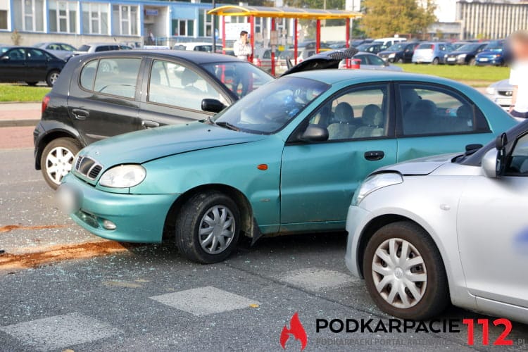 Kolizja na ul. Tysiąclecia w Krośnie