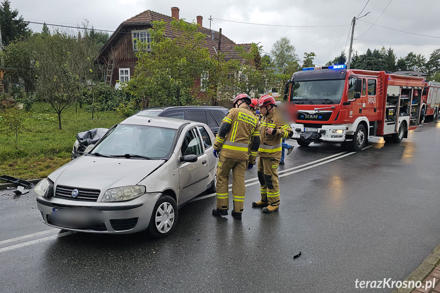 Kolizja na Wyszyńskiego w Krośnie