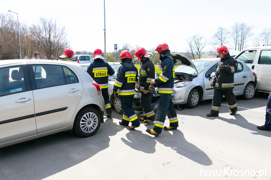 Kolizja na Wyszyńskiego w Krośnie