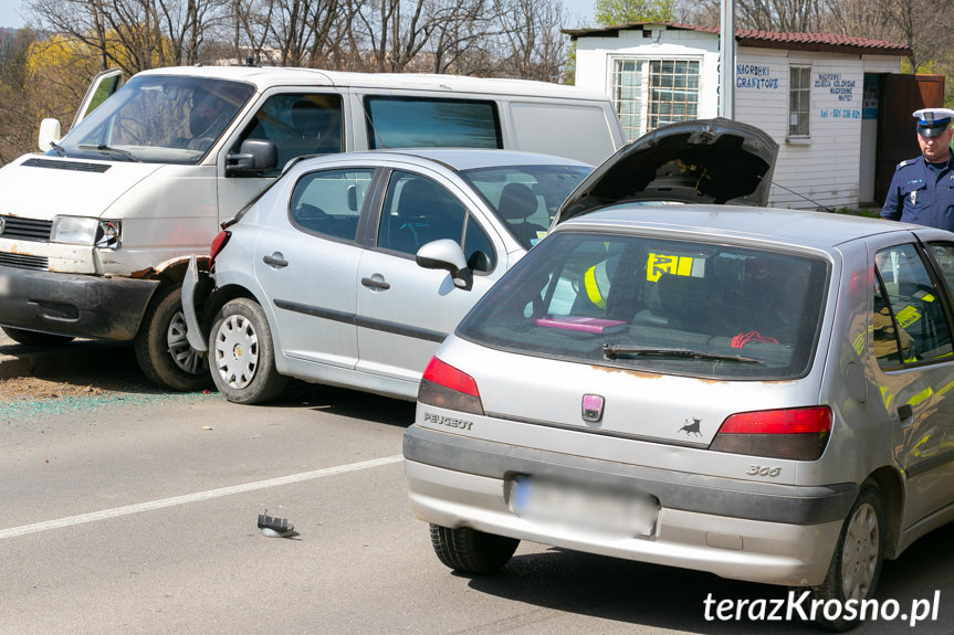 Kolizja na Wyszyńskiego w Krośnie