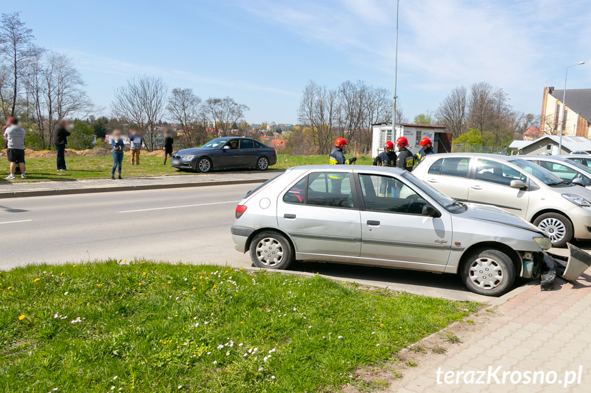 Kolizja na Wyszyńskiego w Krośnie