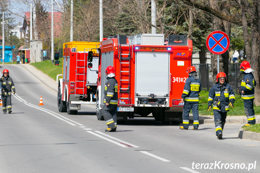 Kolizja na Wyszyńskiego w Krośnie