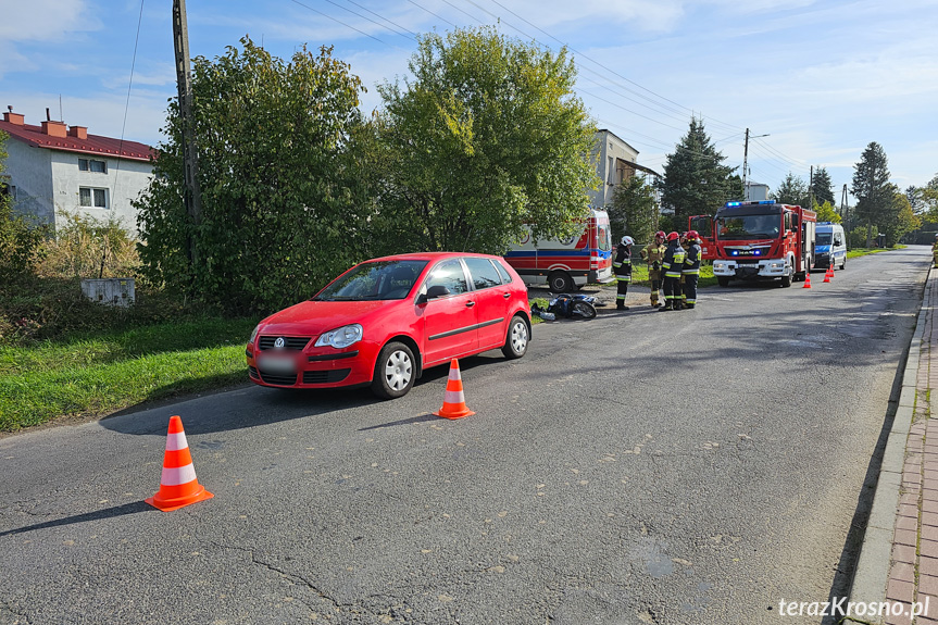 Kolizja na Żeromskiego w Krośnie