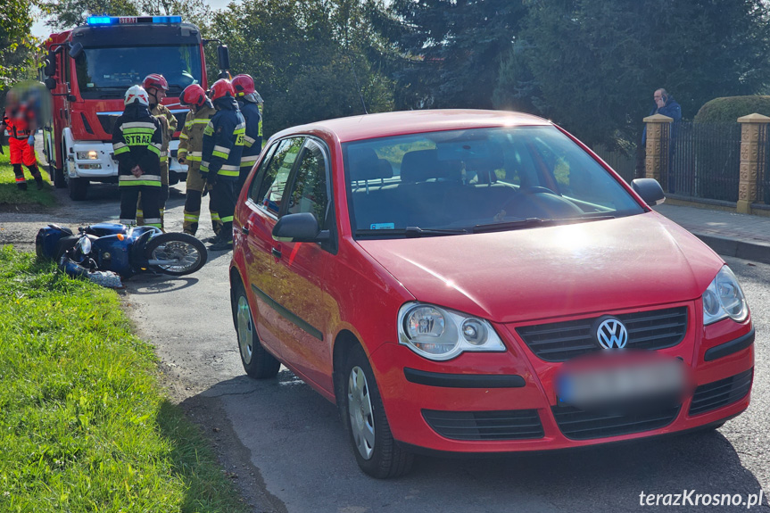 Kolizja na Żeromskiego w Krośnie