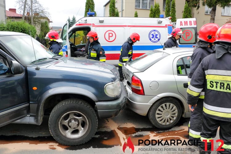 Kolizja na Żółkiewskiego w Krośnie