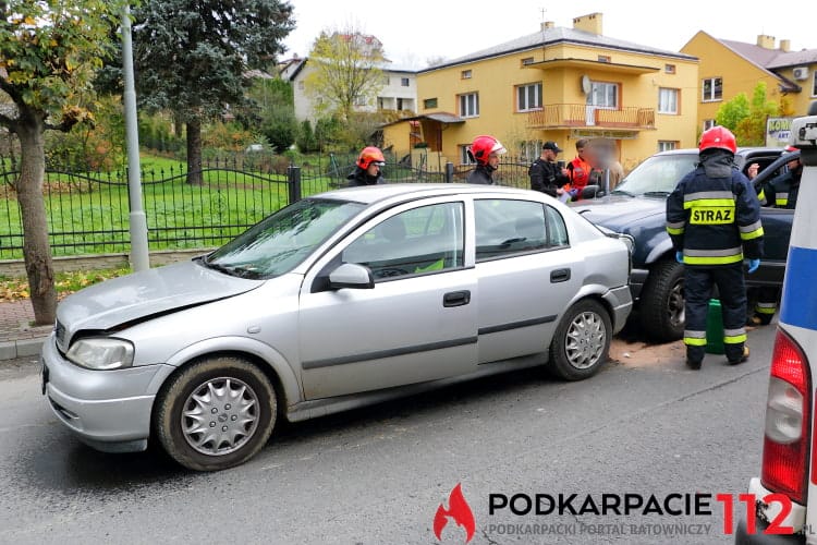 Kolizja na Żółkiewskiego w Krośnie