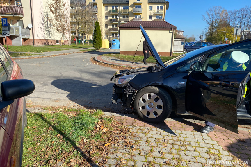 Kolizja na Żwirki i Wigury w Krośnie