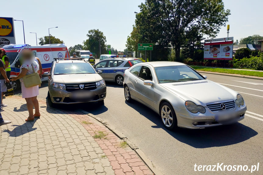 Kolizja samochodów na Lwowskiej