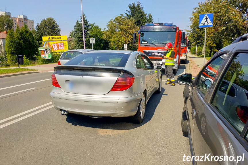 Kolizja samochodów na Lwowskiej