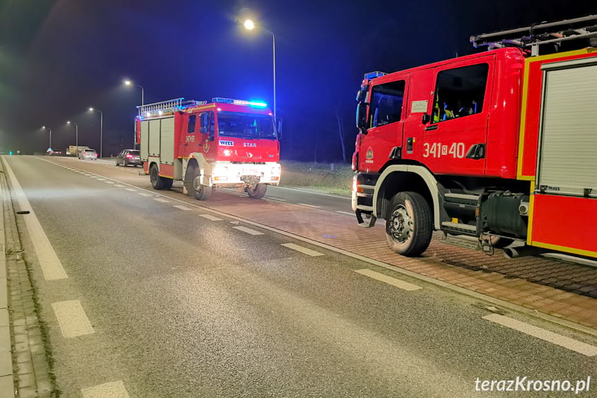 Kolizja trzech samochodów na Bieszczadzkiej