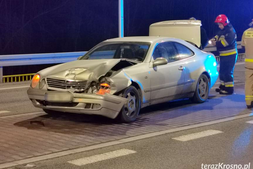 Kolizja trzech samochodów na Bieszczadzkiej