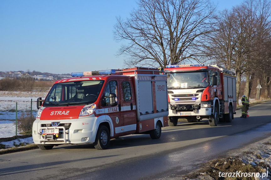 Chorkówka. Uderzyła w ogrodzenie