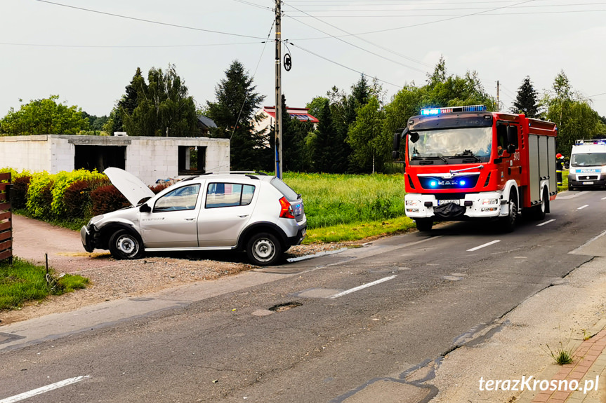 Kolizja w Krośnie