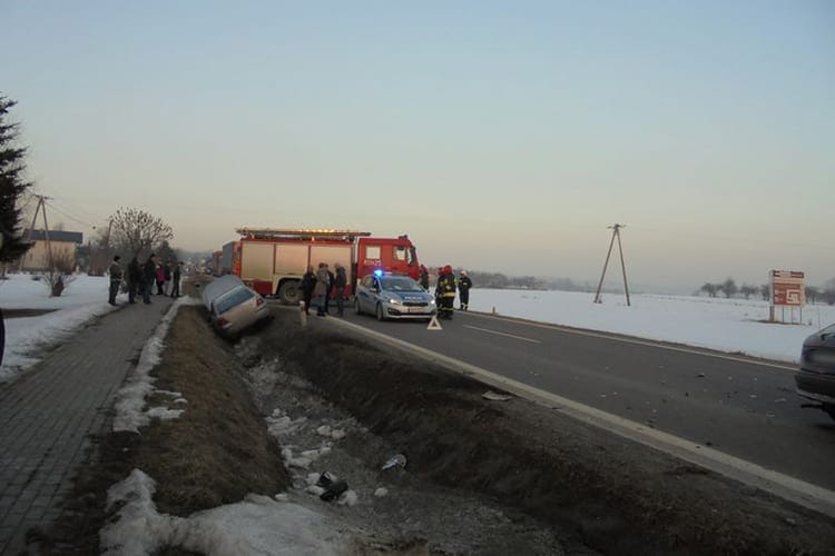 Kolizja w Jabłonicy Polskiej