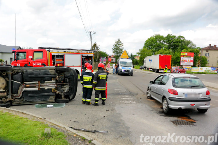 Kolizja w Korczynie