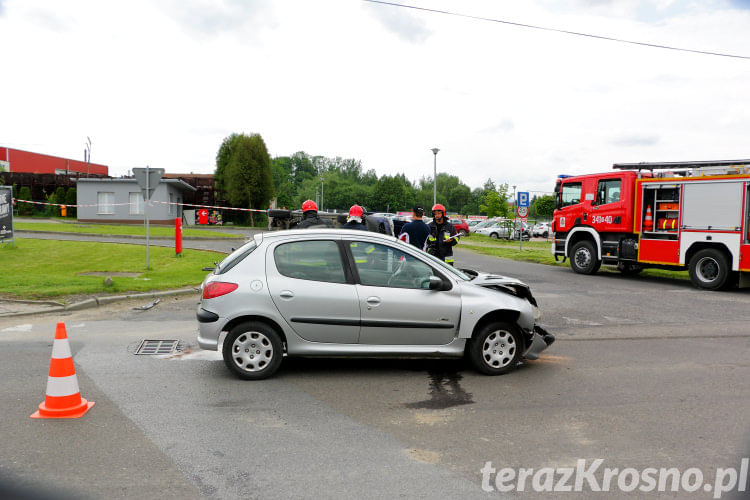 Kolizja w Korczynie