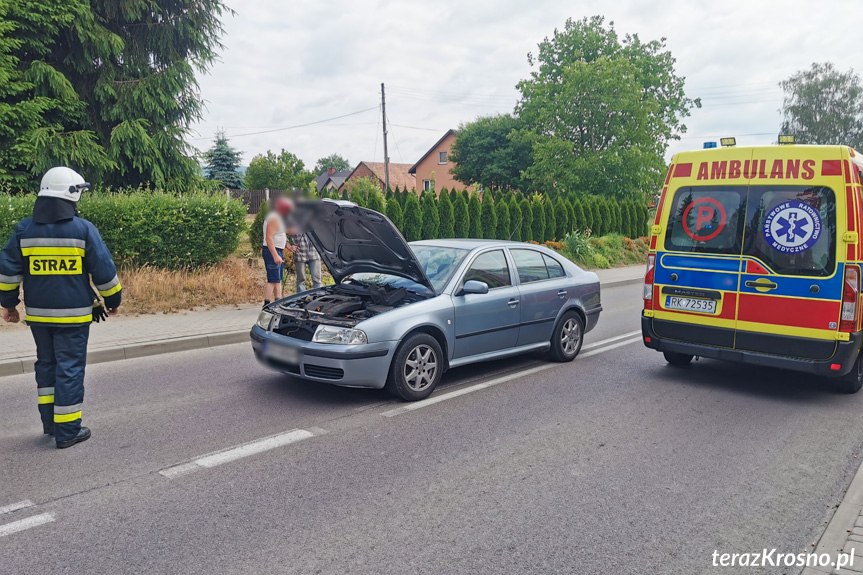 Kolizja w Korczynie na Szeptyckiego