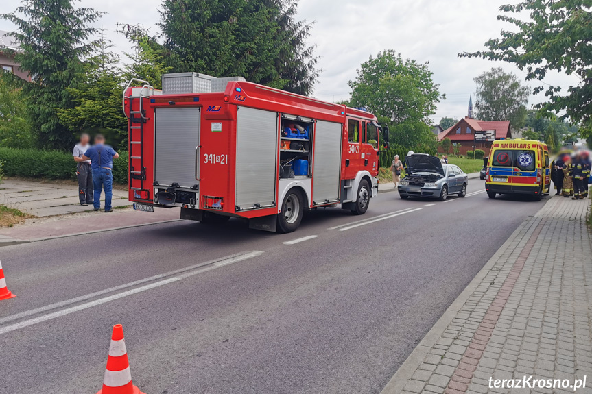 Kolizja w Korczynie na Szeptyckiego