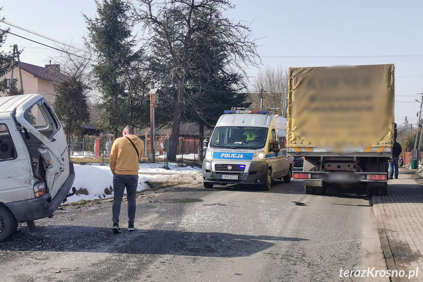 Kolizja w Krościenku Wyżnym na Południowej