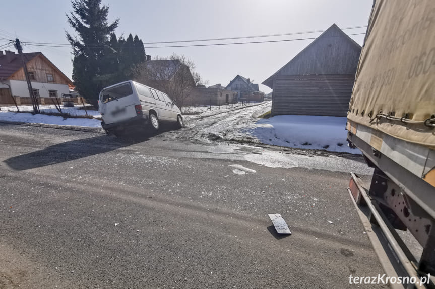 Kolizja w Krościenku Wyżnym na Południowej