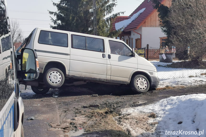 Kolizja w Krościenku Wyżnym na Południowej