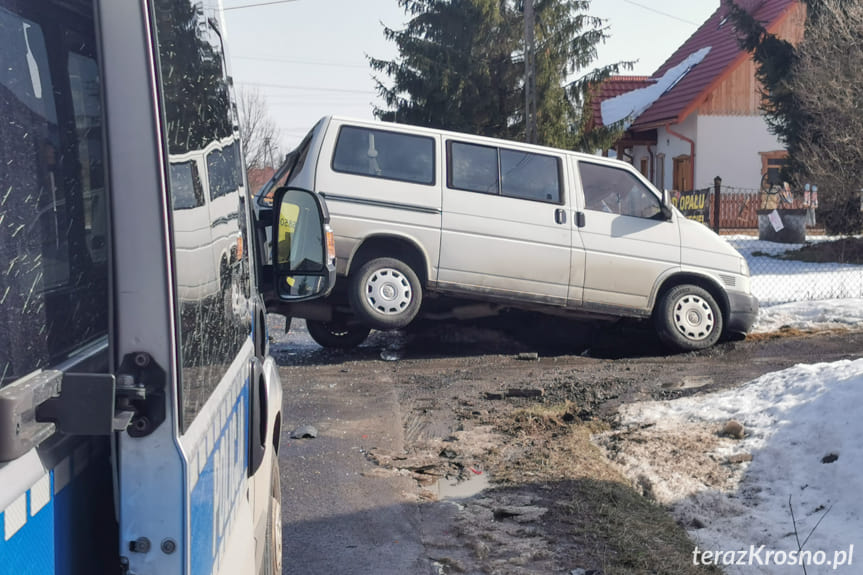 Kolizja w Krościenku Wyżnym na Południowej