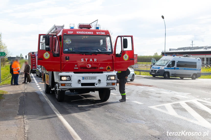 Kolizja w Krościenku Wyżnym