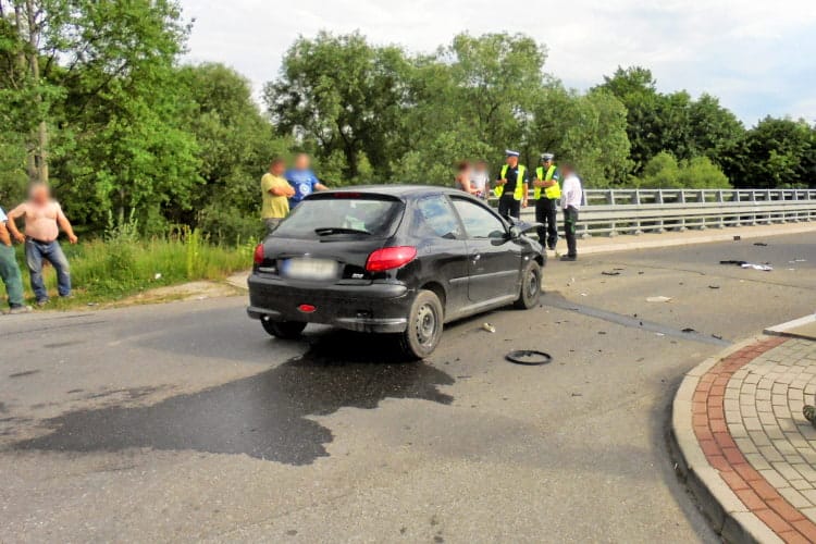 Kolizja w Krościenku Wyżnym