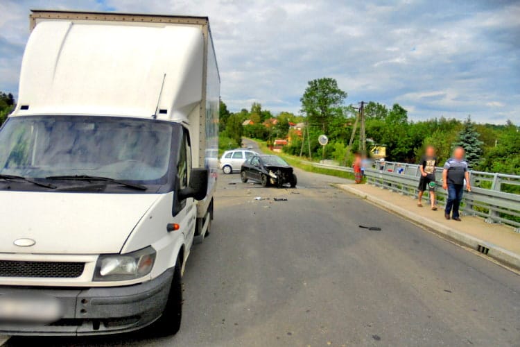 Kolizja w Krościenku Wyżnym