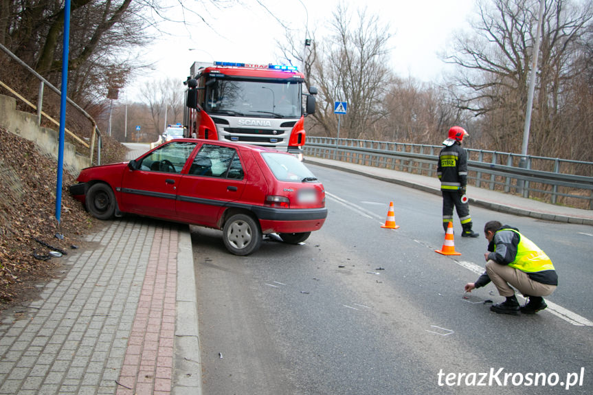 Kolizja w Krośnie