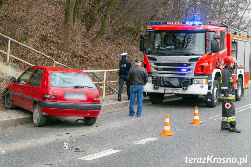 Kolizja w Krośnie