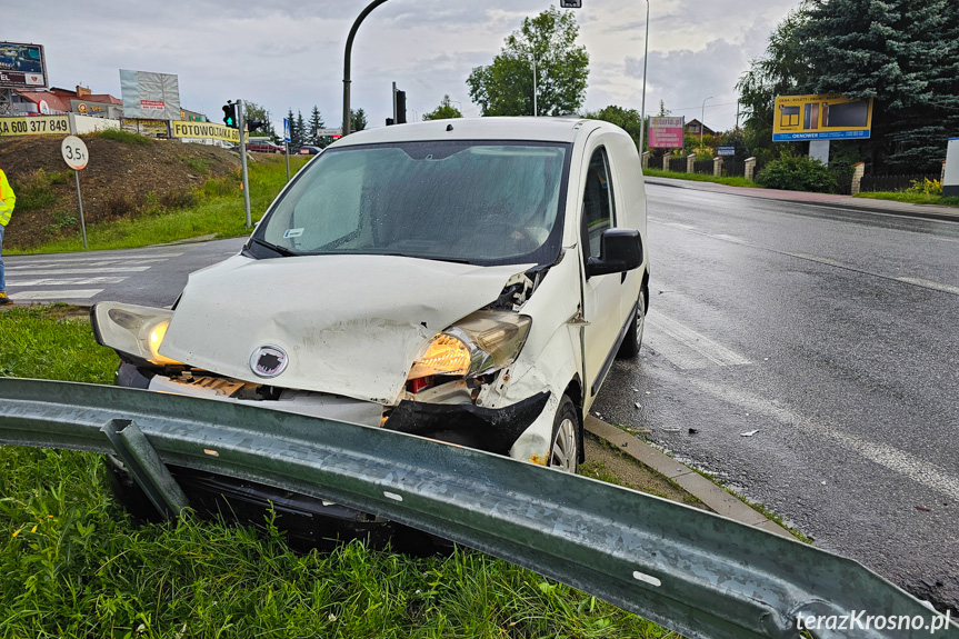 Kolizja w Krośnie na DK28