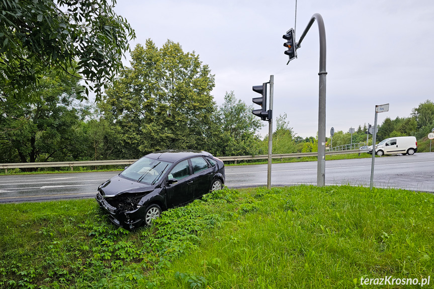 Kolizja w Krośnie na DK28