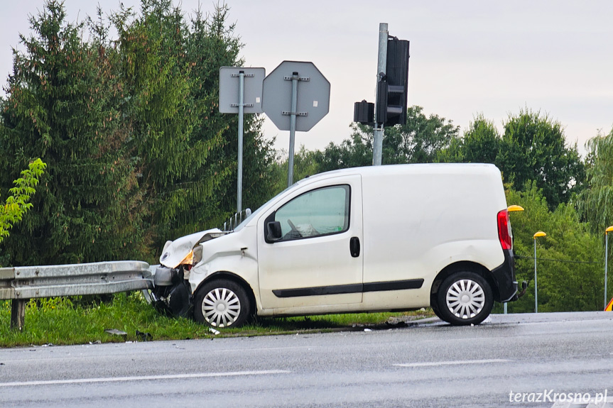 Kolizja w Krośnie na DK28