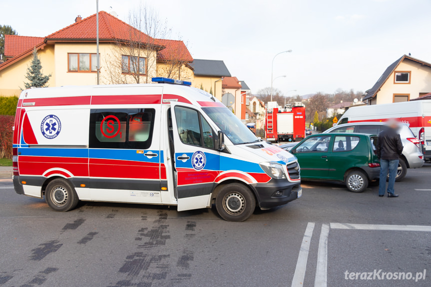 Kolizja w Krośnie