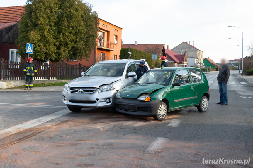 Kolizja w Krośnie