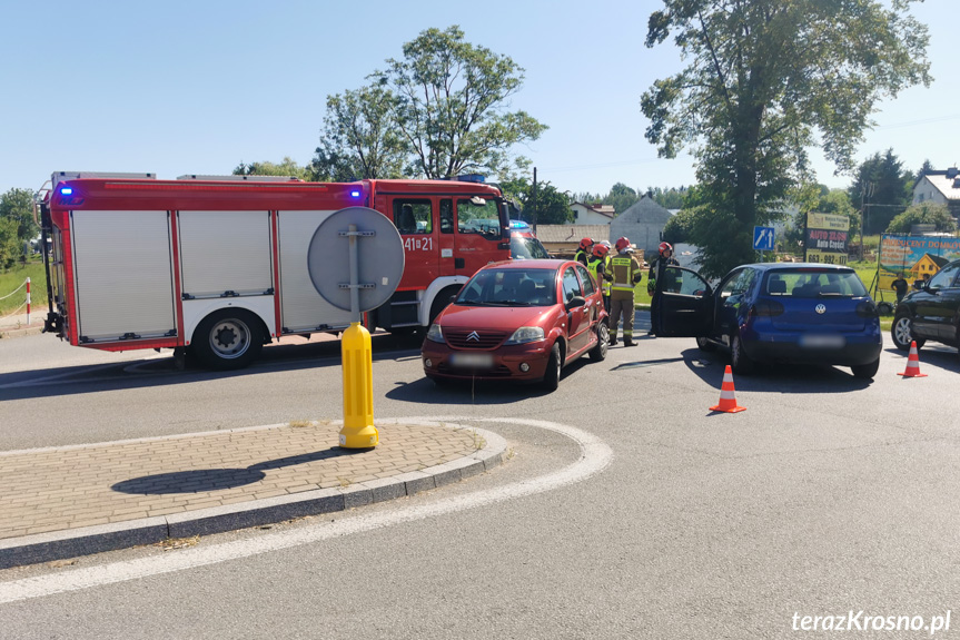 Kolizja w Miejscu Piastowym na wysokości OBI