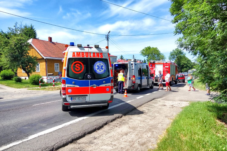 Kolizja w Miejscu Piastowym